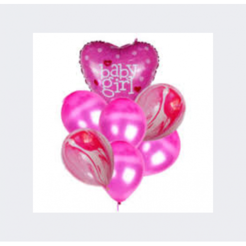 BALLOON FOIL SET PINK 7'S BALLOON FOIL SET PINK 7'S